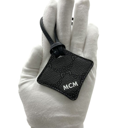 MCM Black MCM Ottomar Air Tag Luggage Charm