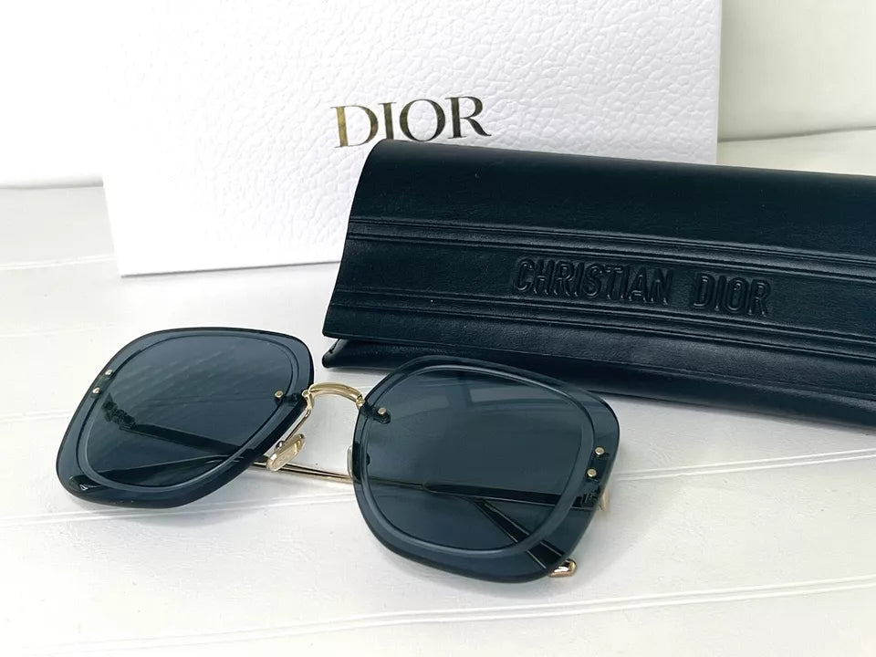 Brand New Dior Sunglasses UltraDior SU B0B0 Metal Gold/Gray Lens - Clairely Amazing