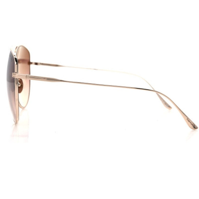 Titanium Milla Aviator Sunglasses TF784 Gold