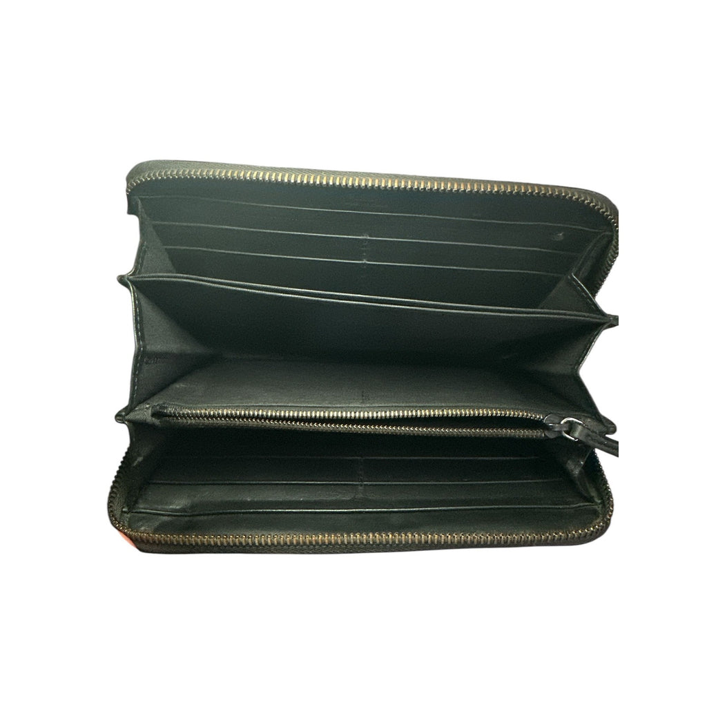 Authentic Pre-Owned Fendi Monster Zip Around Wallet – Black & Ivory