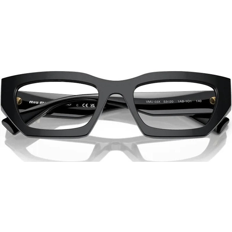 Miu Miu 3XV Pilot-Frame Eye Glasses