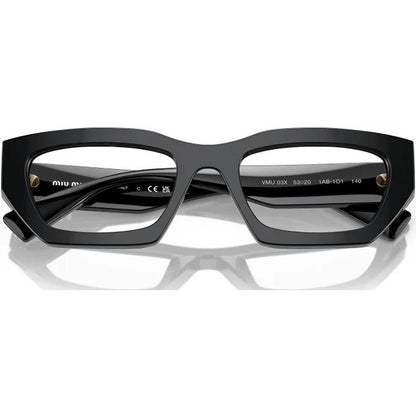 Miu Miu 3XV Pilot-Frame Eye Glasses