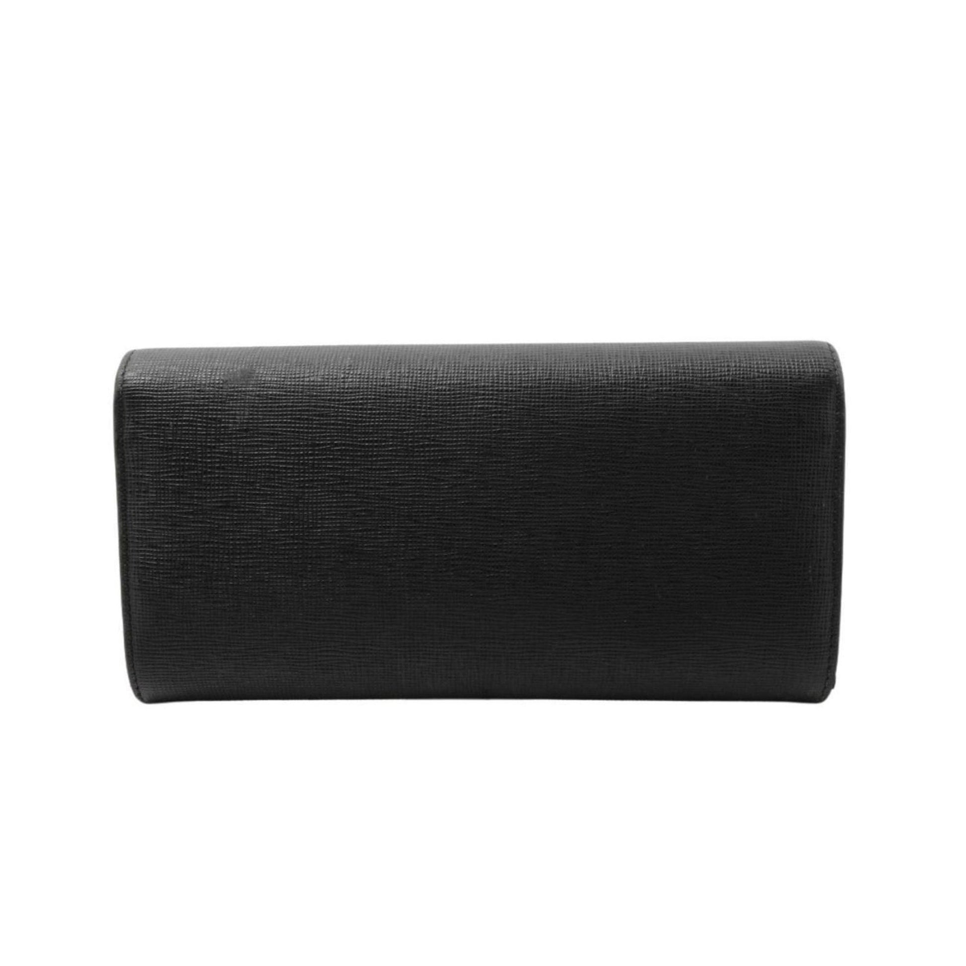 Black clutch bag on a white background