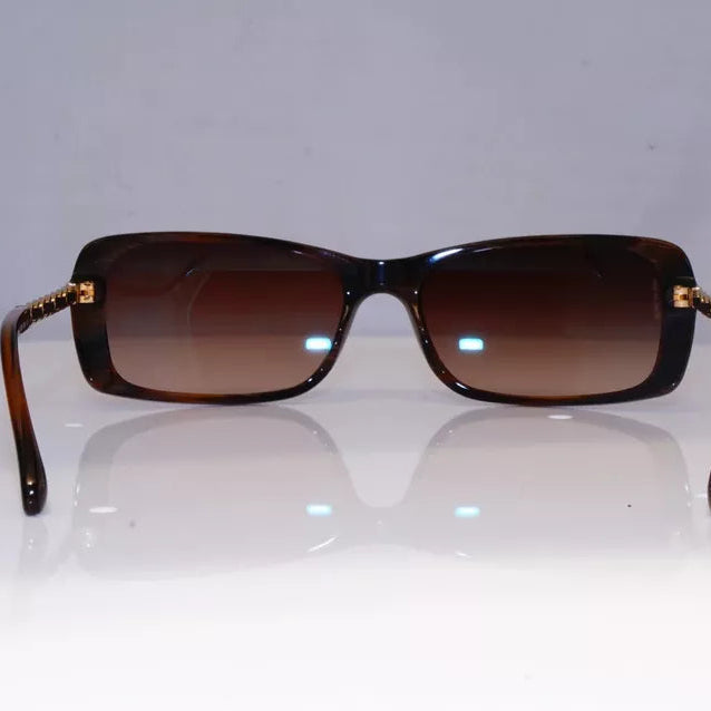 Chanel Brown Frame Chain-Link Sunglasses - Clairely Amazing