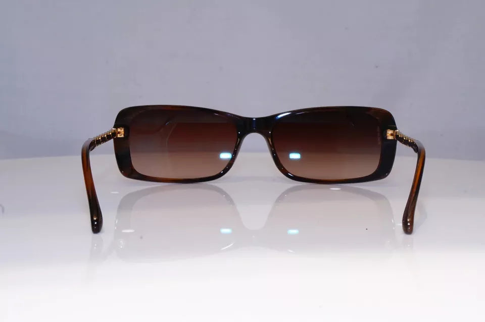 Chanel Brown Frame Chain-Link Sunglasses - Clairely Amazing