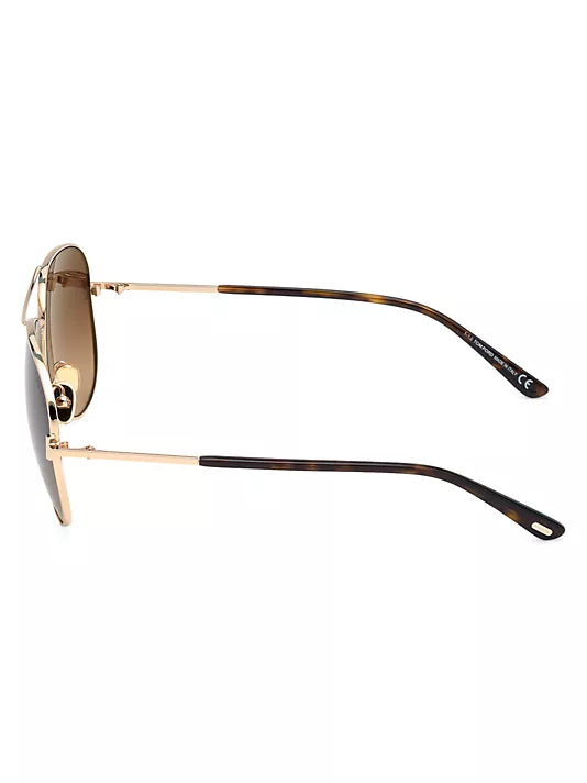 TOM FORD  Clark 61MM Aviator Sunglasses - Clairely Amazing