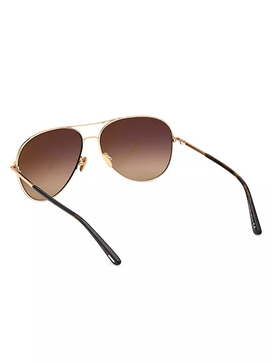TOM FORD  Clark 61MM Aviator Sunglasses - Clairely Amazing