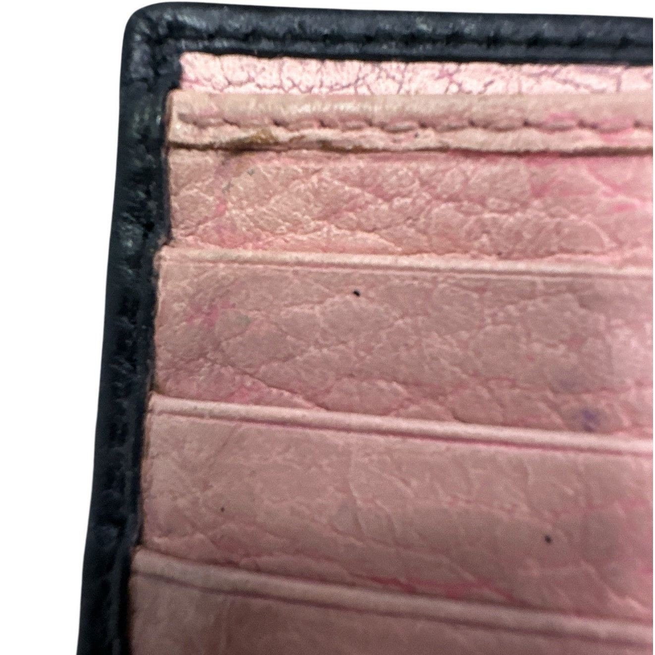 Gucci Calfskin GG Marmont Bow Flap Wallet Black
