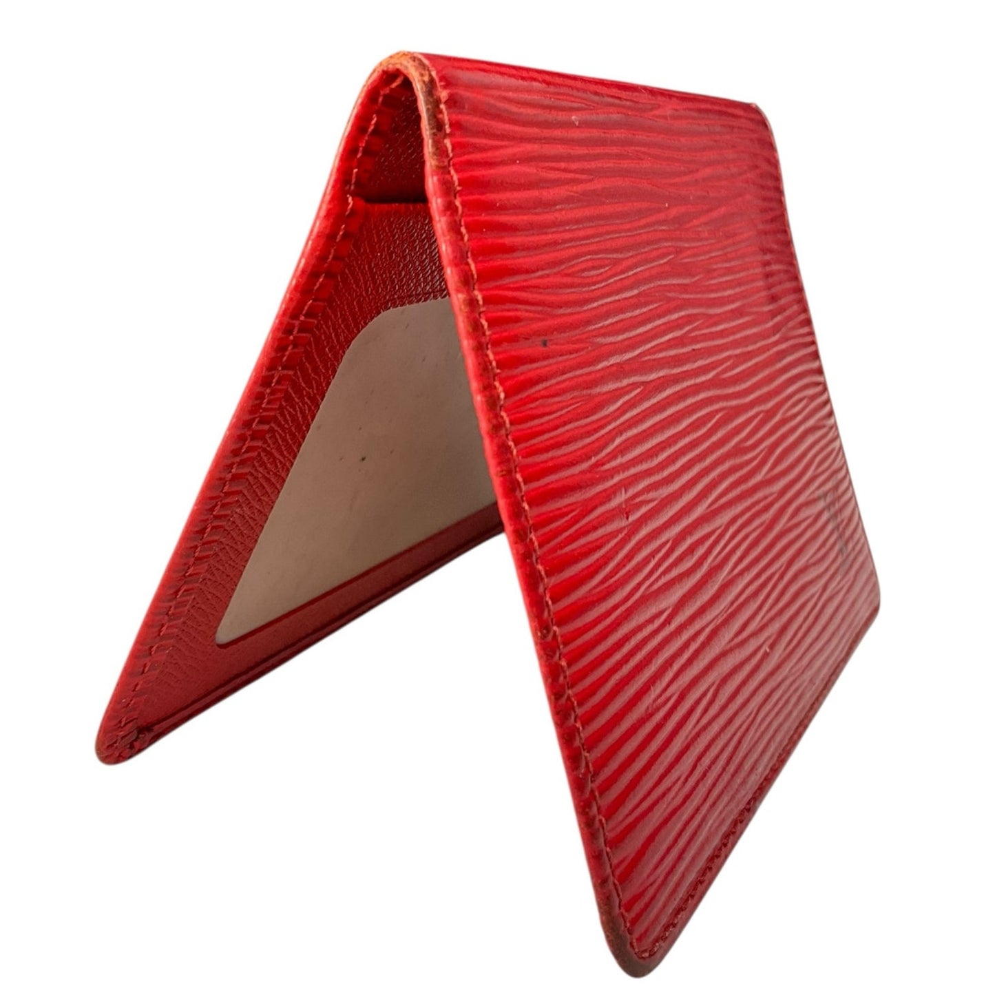 Louis Vuitton Red Epi Leather Card Holder