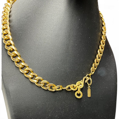 Yves Saint Laurent Vintage Gold Chain Necklace