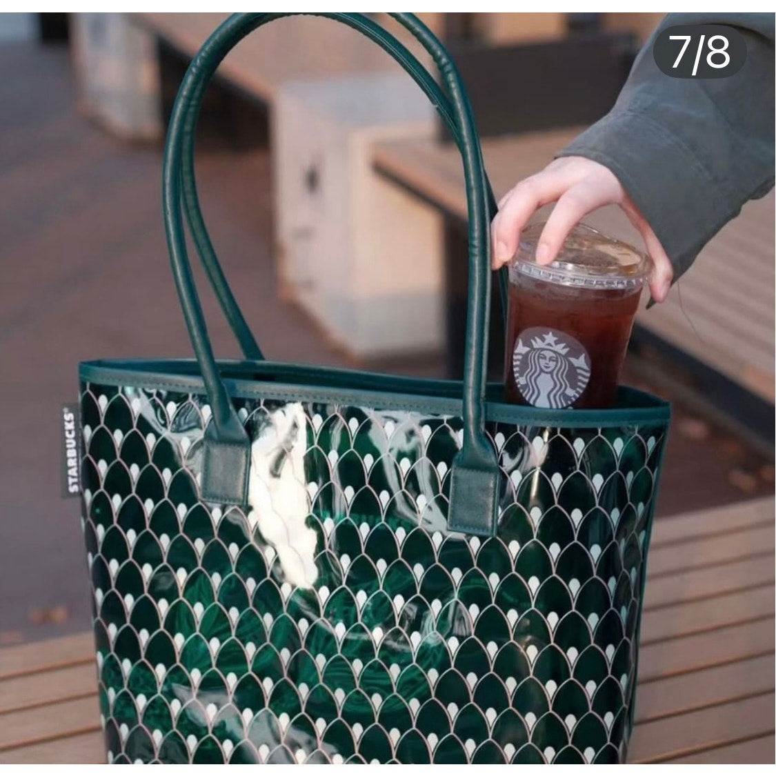 Starbucks China Exclusive Mermaid Jelly Tote ✨ Rare Find • Limited Release • Collector Piece
