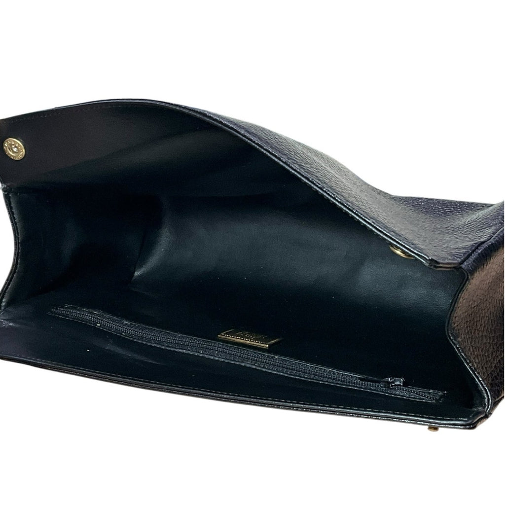 Versace Black Medusa Leather Toiletry Bag