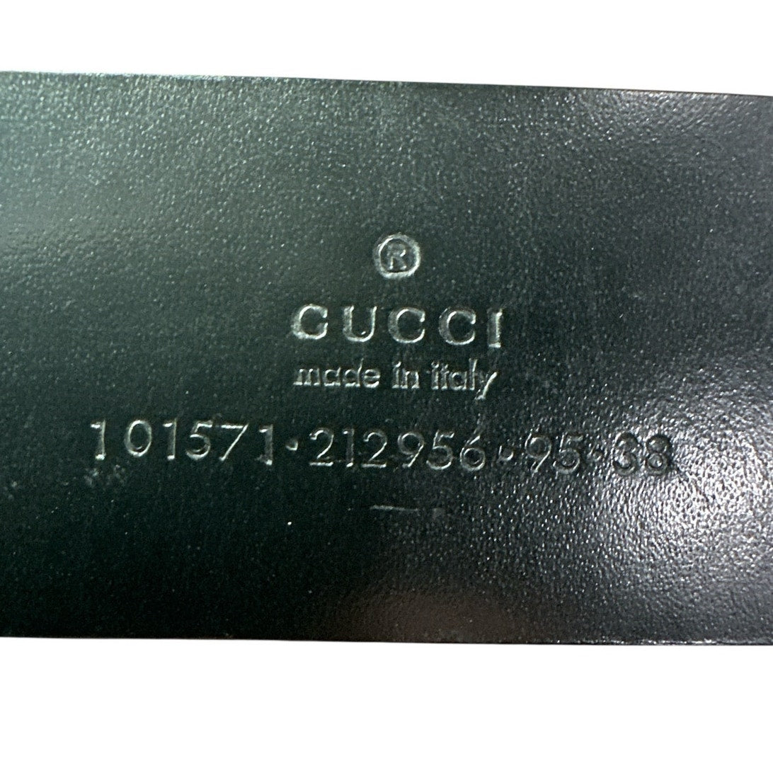 Gucci Black Leather Belt Size 31-33
