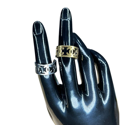 Cutout Band Ring – Gold or Silver Tone