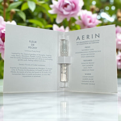 AERIN Fleur de Peony Eau de Parfum Sample — 1 ml / 0.03 fl oz Luxury Mini