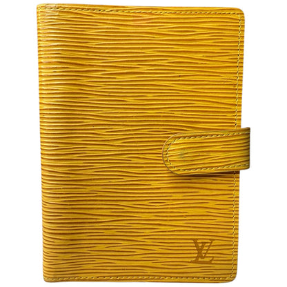 Louis Vuitton Yellow Agenda Wallet