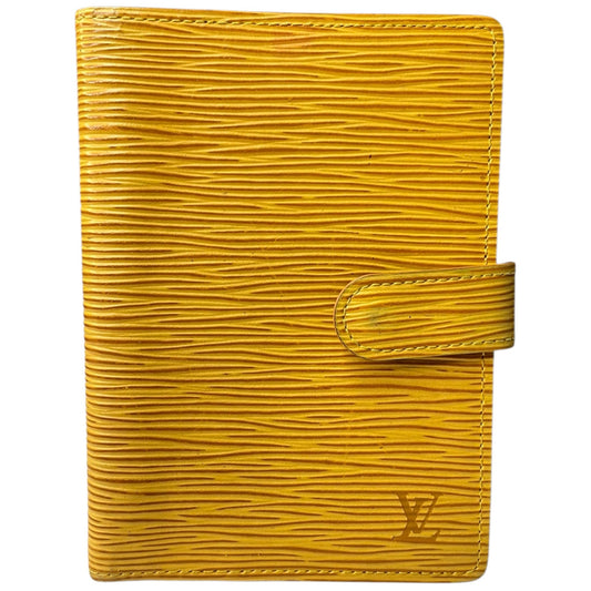 Louis Vuitton Yellow Agenda Wallet