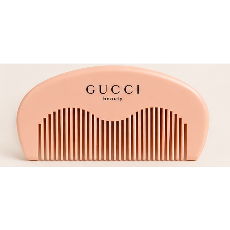 GUCCI Beauty Pink Mini Comb with Matching Pouch