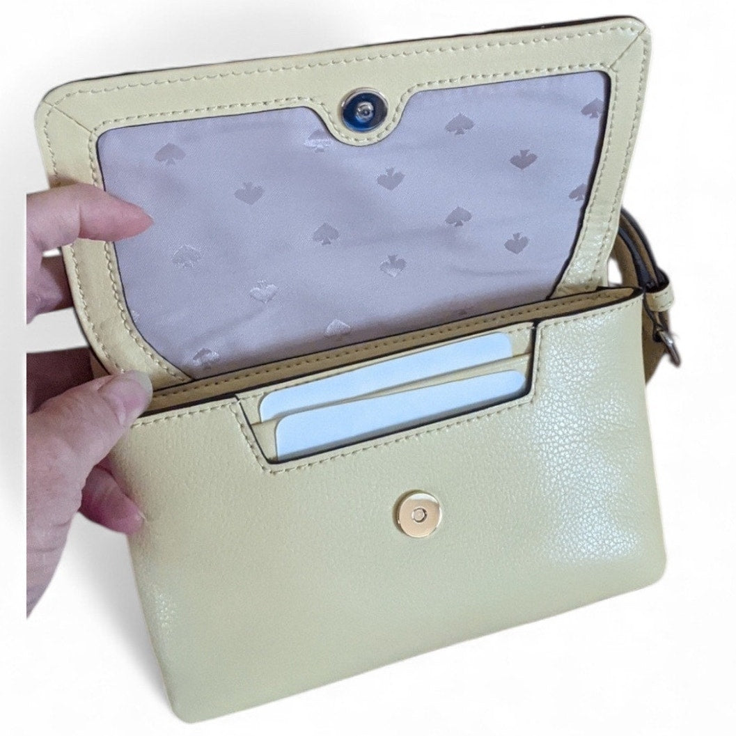 kate spade new york Greene Street Karlee Leather Crossbody Butter