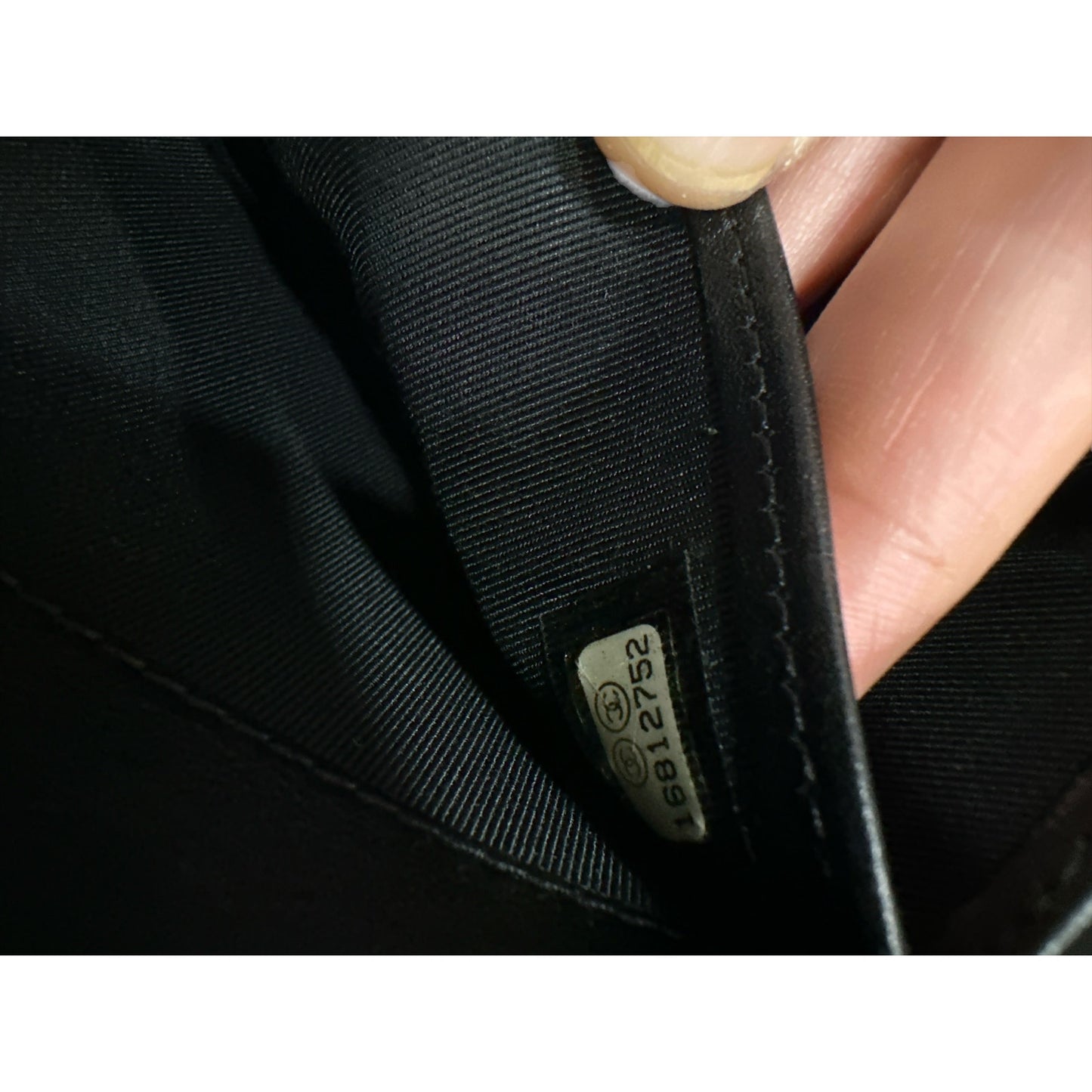 Chanel Patent Quilted Wallet