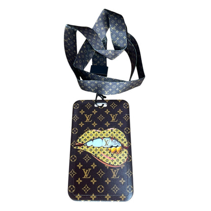 Luxury Lanyards with ID badge holders (CHOOSE ONE COLOR)