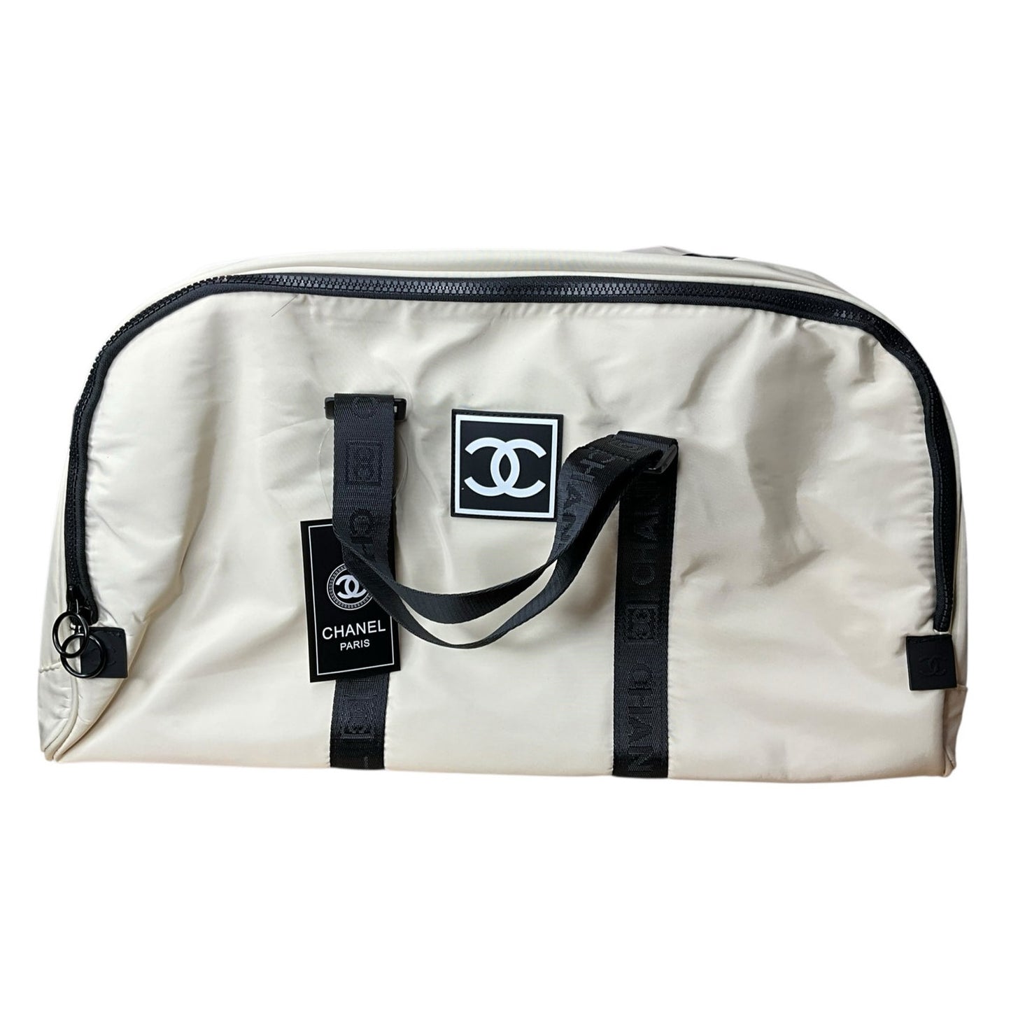 Chanel Beauty VIP / GWP Duffel Bag – Cream CC Logo – New