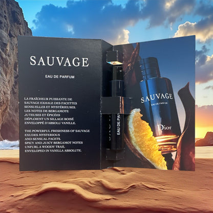 Dior Sauvage Eau de Parfum Sample Spray (1 ml / 0.03 fl oz) — Authentic Mini Luxury Vial
