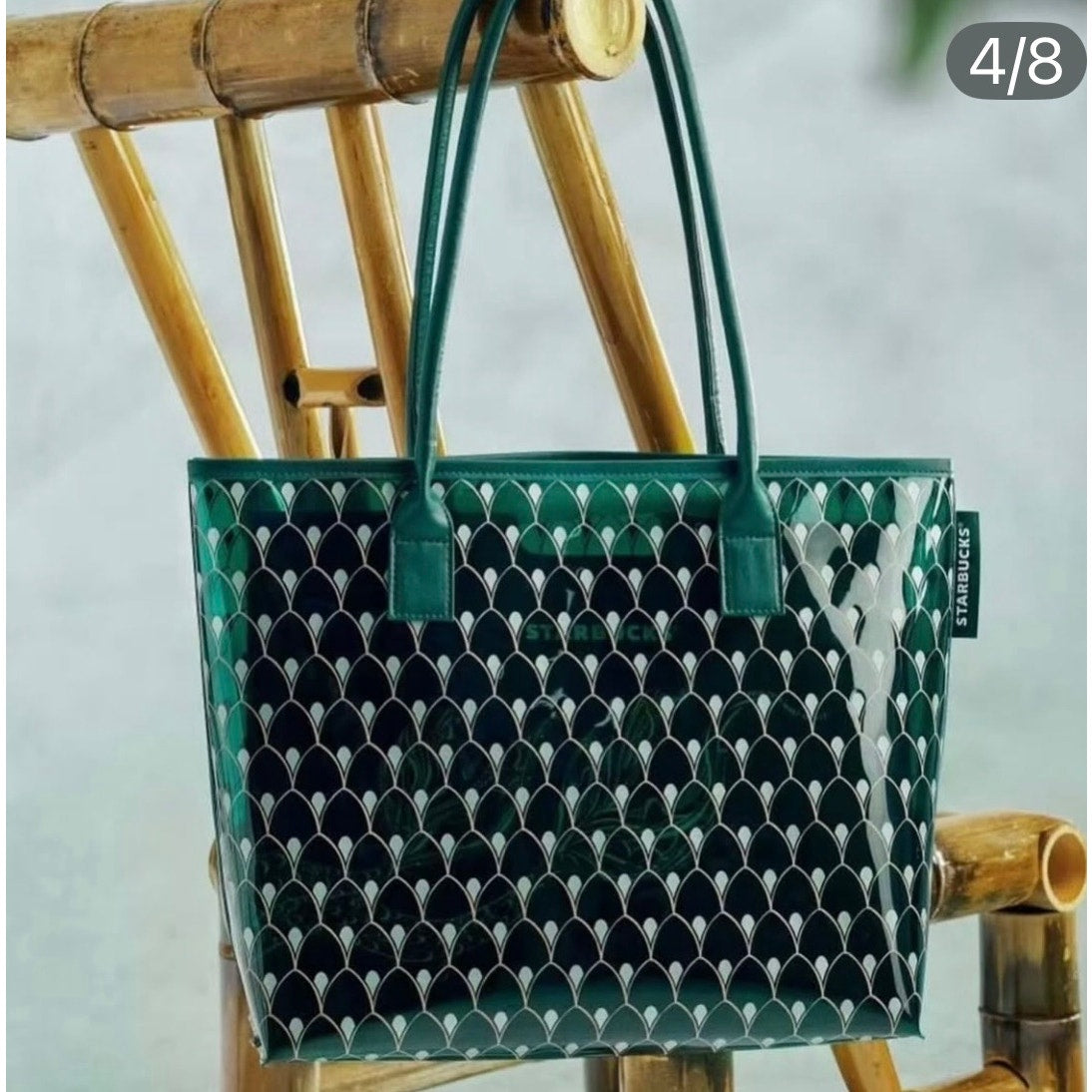 Starbucks China Exclusive Mermaid Jelly Tote ✨ Rare Find • Limited Release • Collector Piece