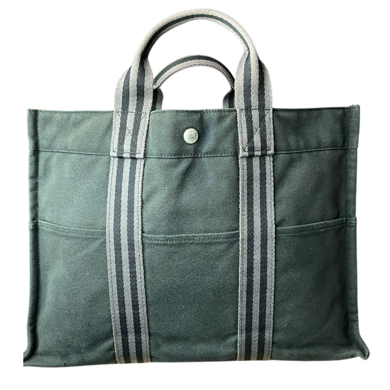 Hermes Toile Fourre-tout MM Tote Bag
