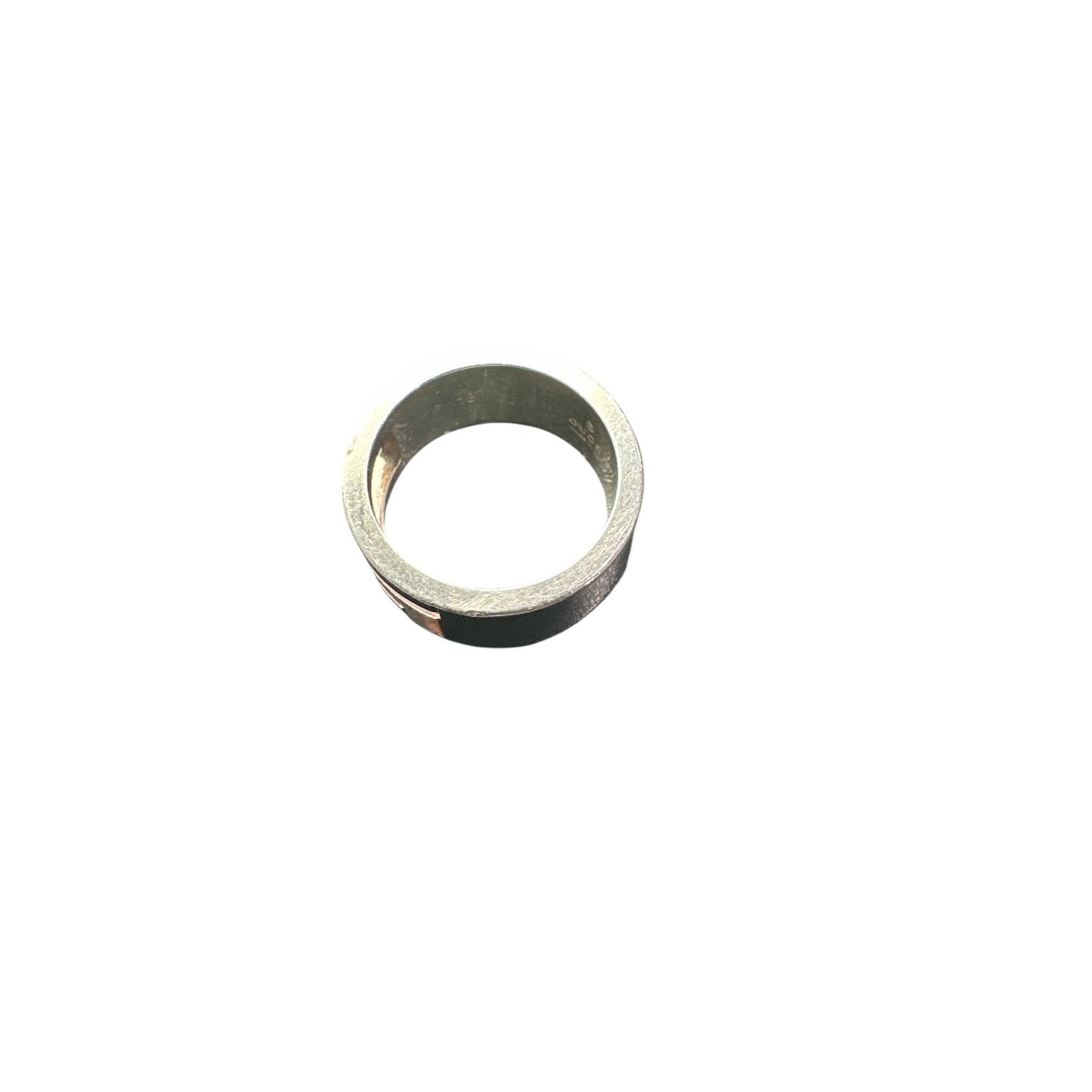 Gucci Wide Cutout Ring Size 13