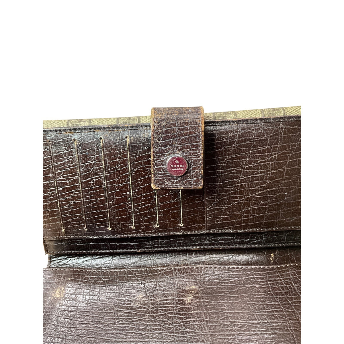 Authentic GUCCI Vintage GG Supreme Continental Wallet