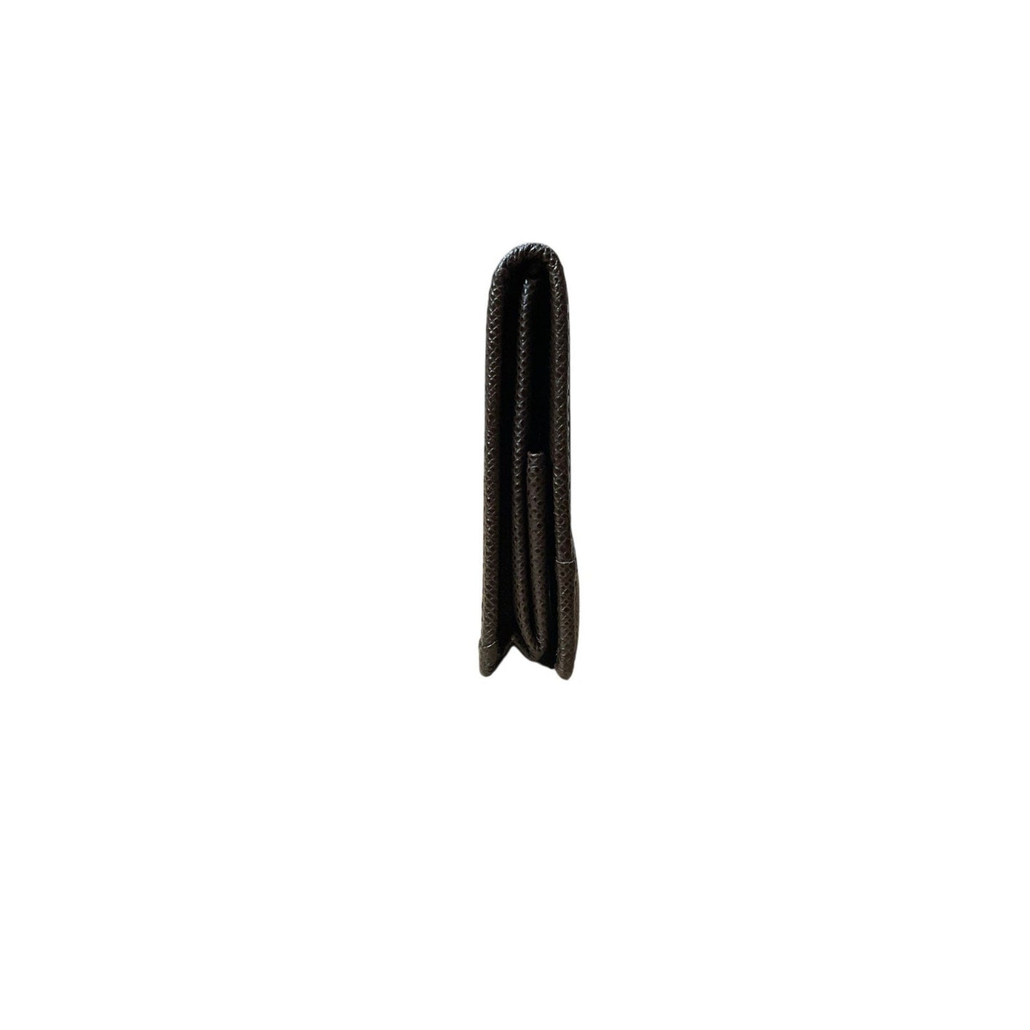 Black rubber grommet on a white background