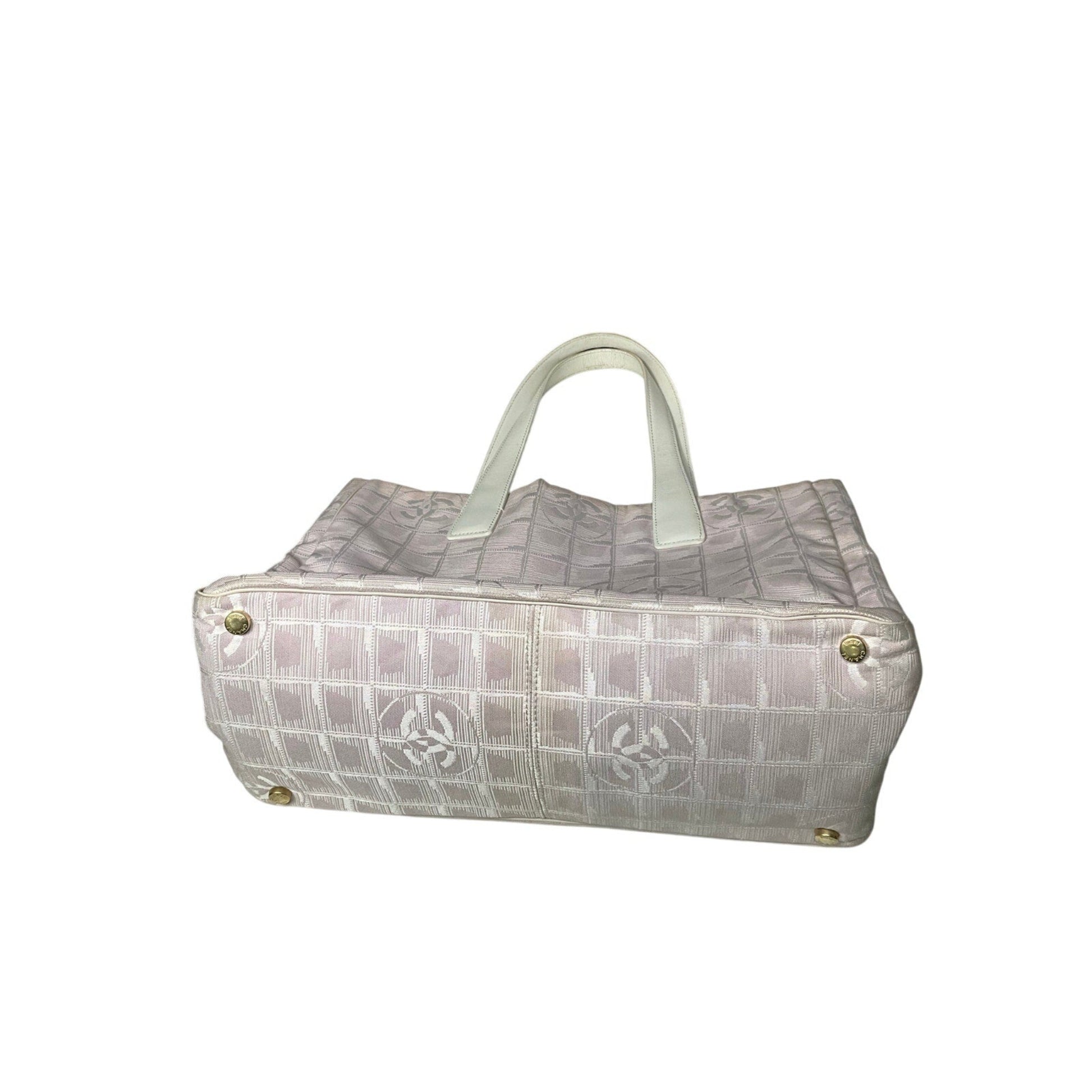 White textured handbag on a white background