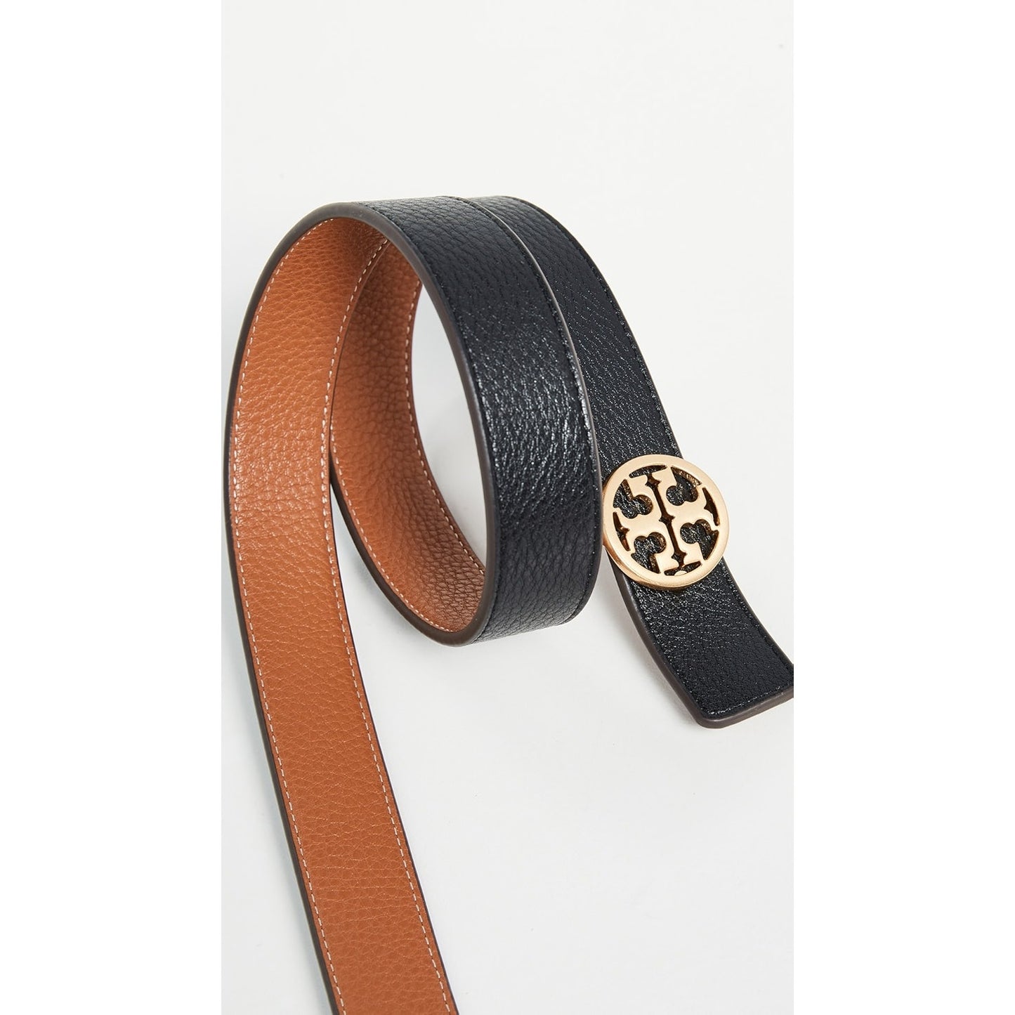 Tory Burch 1.5-Inch Miller Reversible Logo Belt