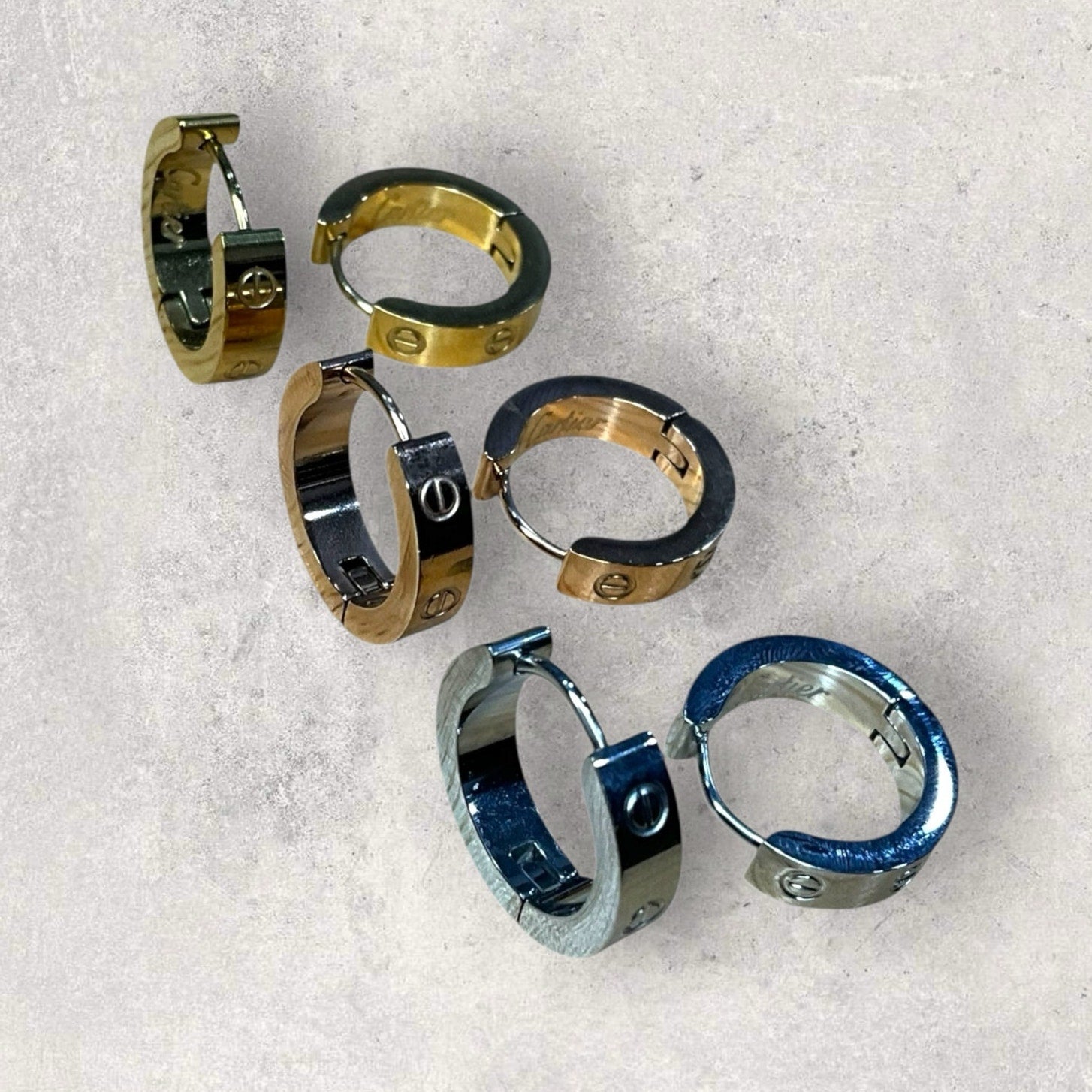 Stainless Steel Hoop Earrings