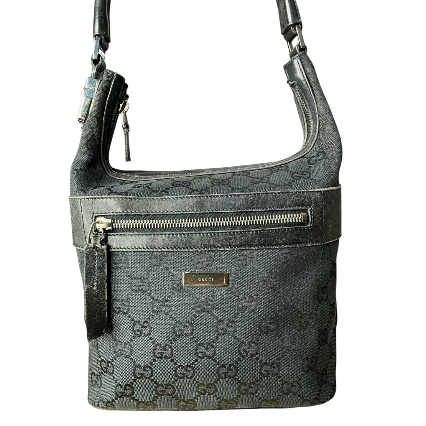 Gucci Black Canvas Handbag