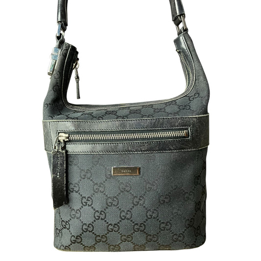 Gucci Black Canvas Handbag