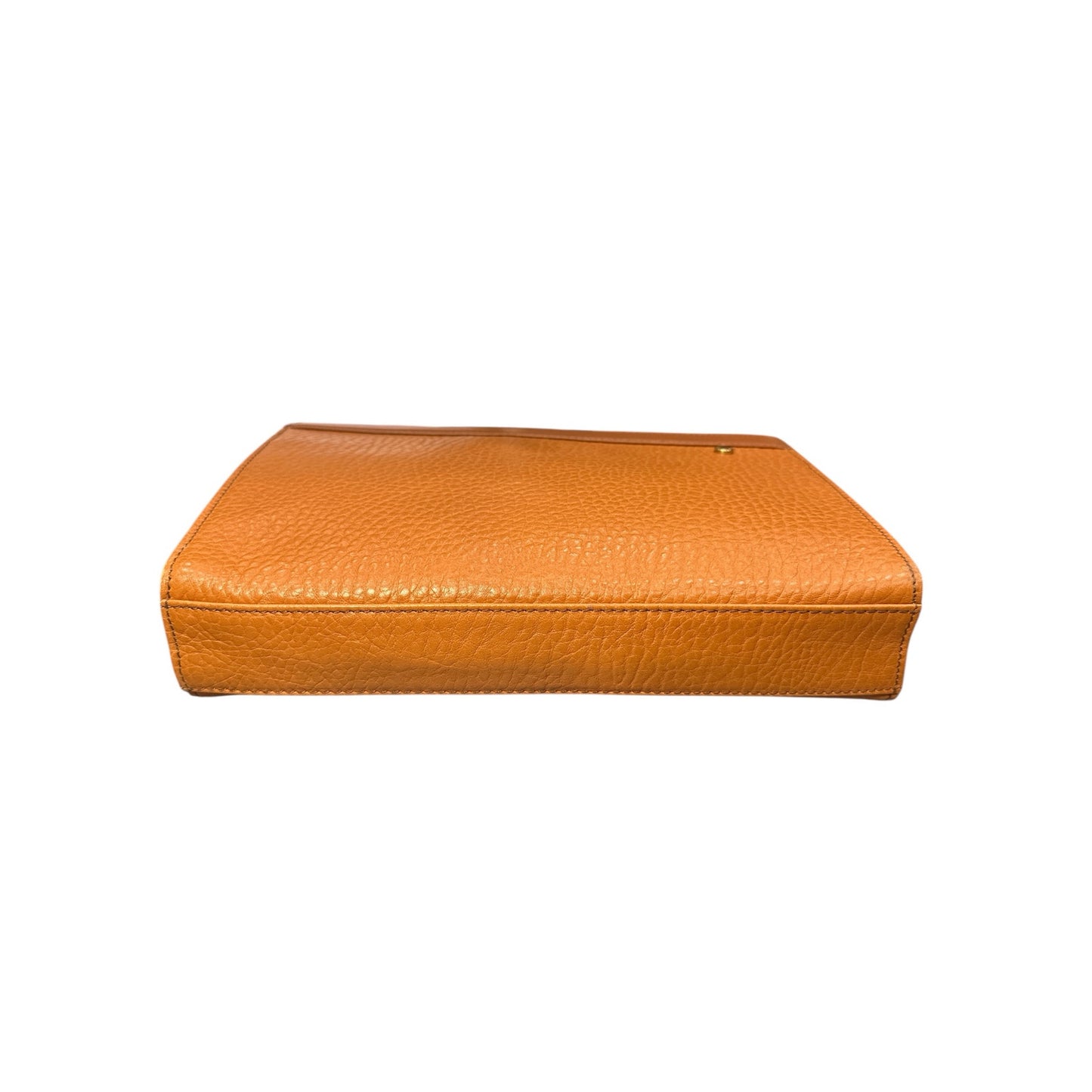 Burberry Cognac Leather Clutch