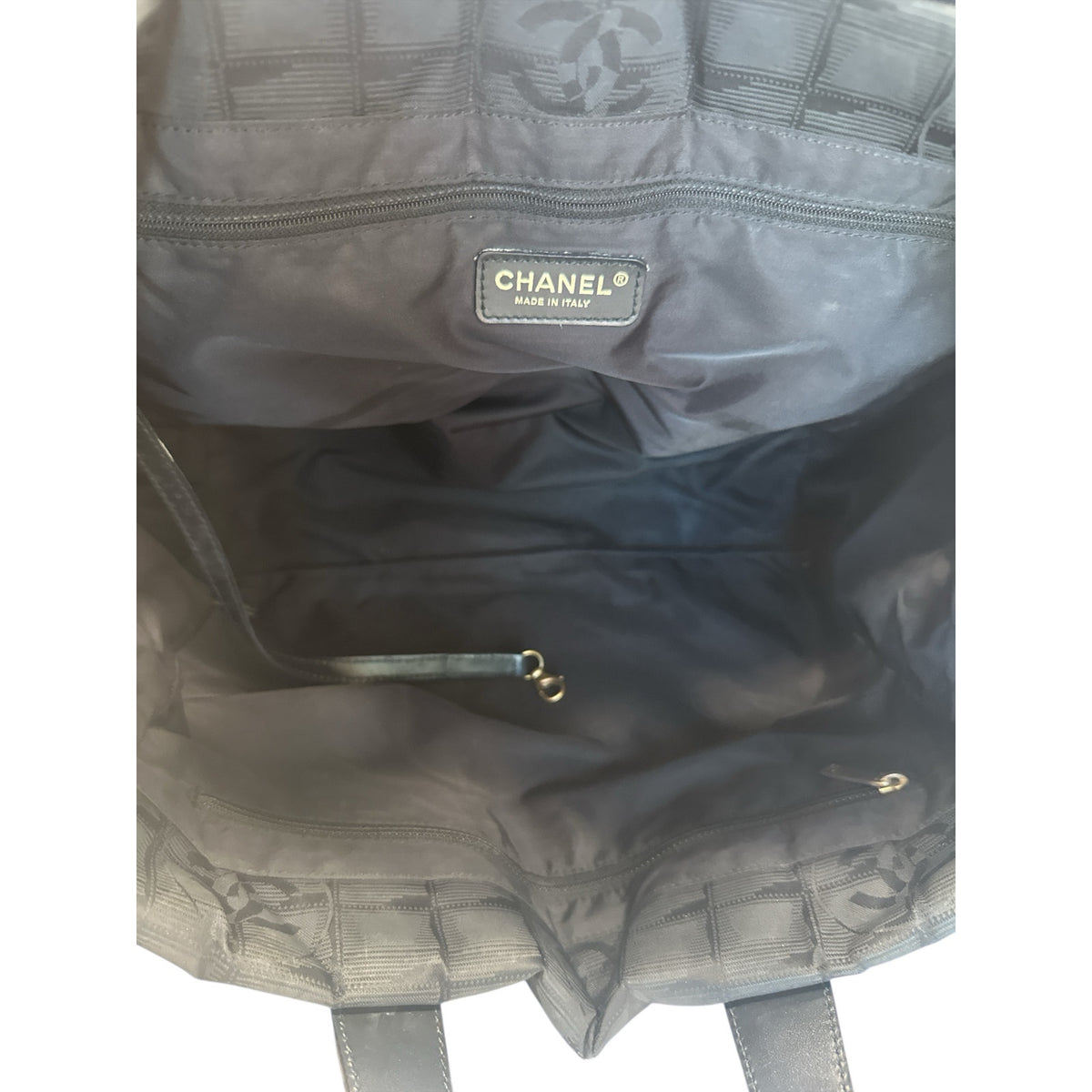 Chanel Black Canvas Tote