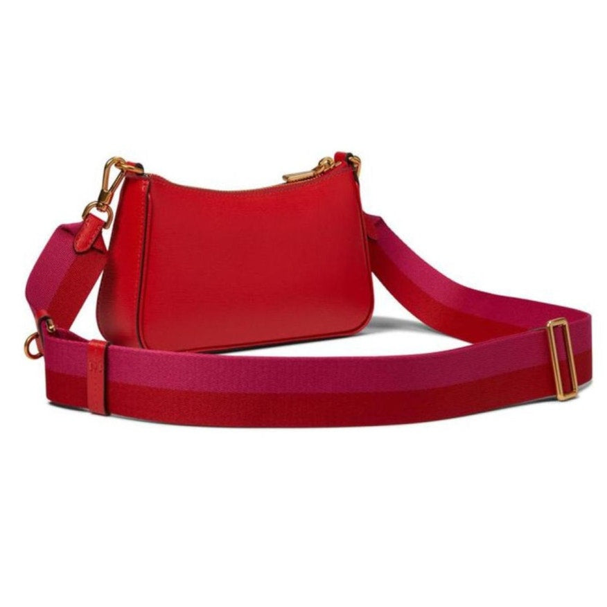 KATE SPADE NEW YORK Double Up Color-Blocked Saffiano Leather Crossbody
