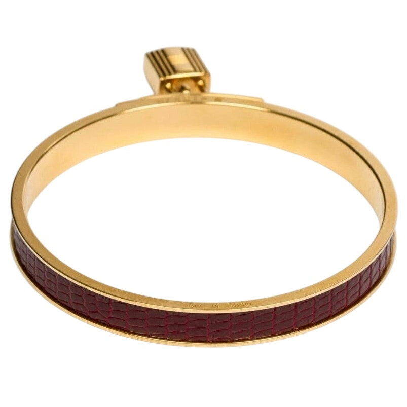 Hermes Kelly Lock Red Lizard
