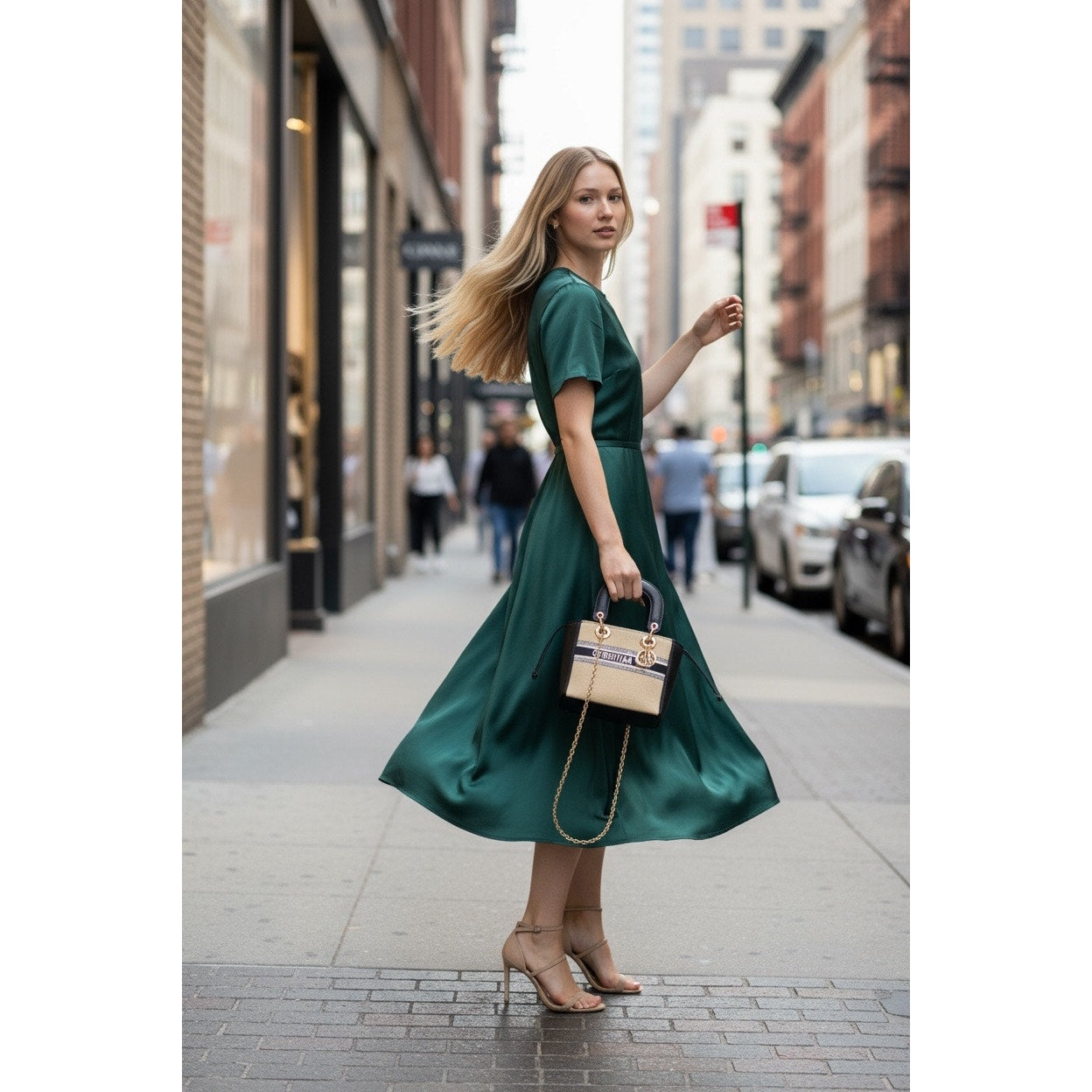 Lady Dior Rattan Mini Crossbody Bag