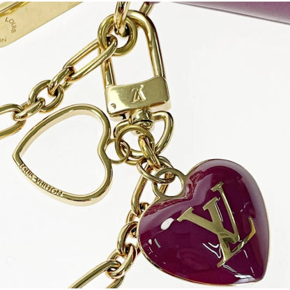 Louis Vuitton Heart Keychain