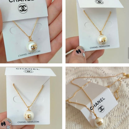 Chanel Pearl Pendant Necklace