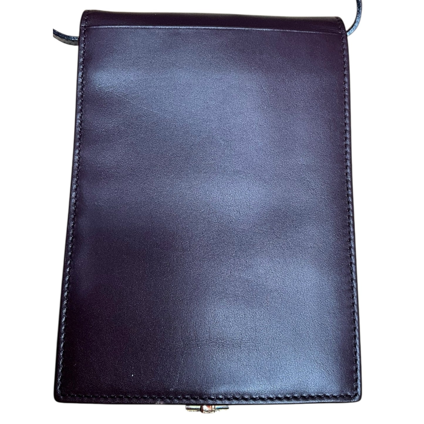 Gucci Brown Leather Wallet Shoulder Strap