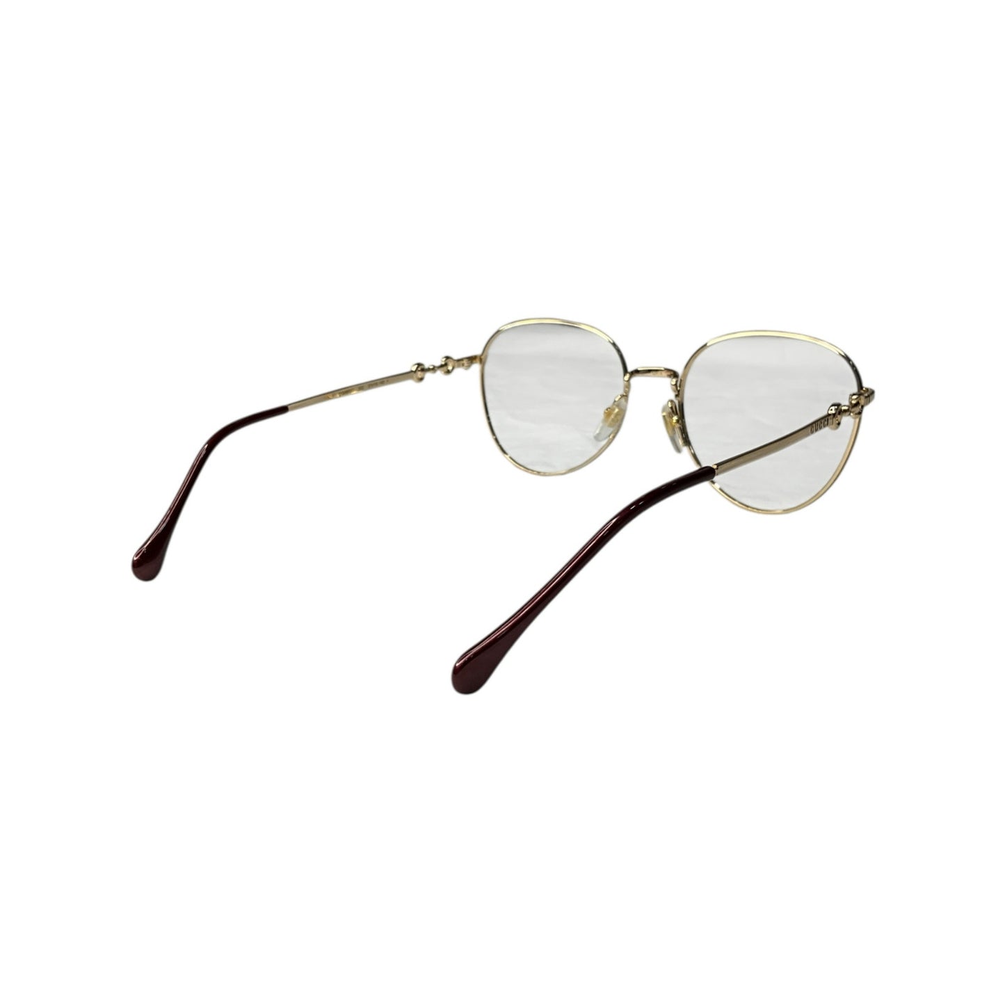 Gucci Havana Gold Horsebit Frames