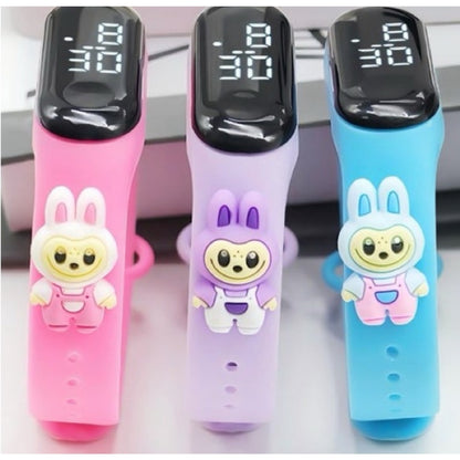 LABUBU Kids' Water Resistant Silicone Digital Watch (CHOOSE ONE COLOR WATCH)