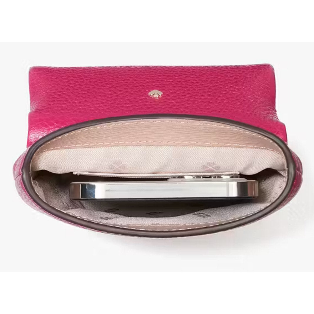 Kate spade New York Roulette Mini Pebbled Leather Phone Crossbody