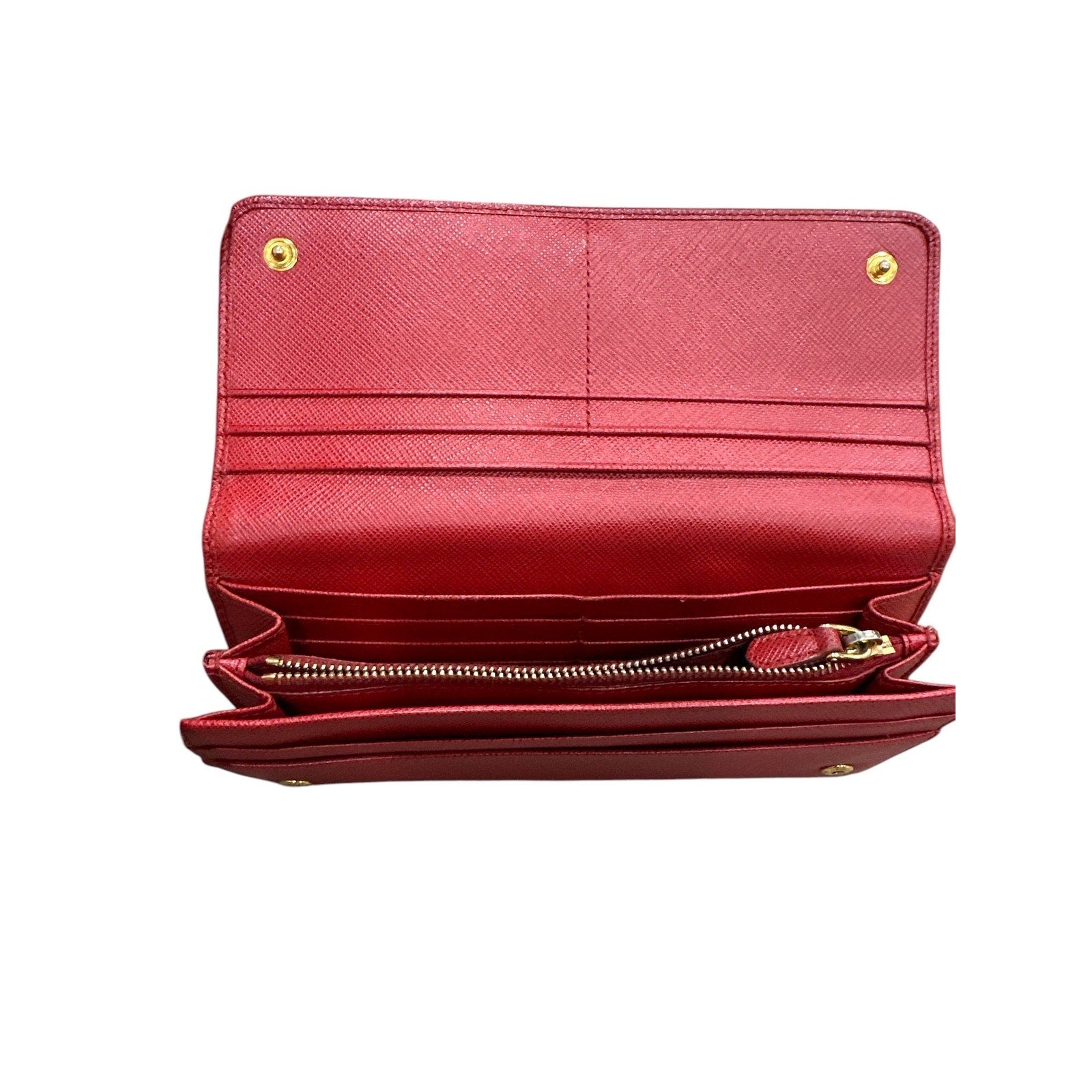 Prada large Saffiano leather wallet - Clairely Amazing