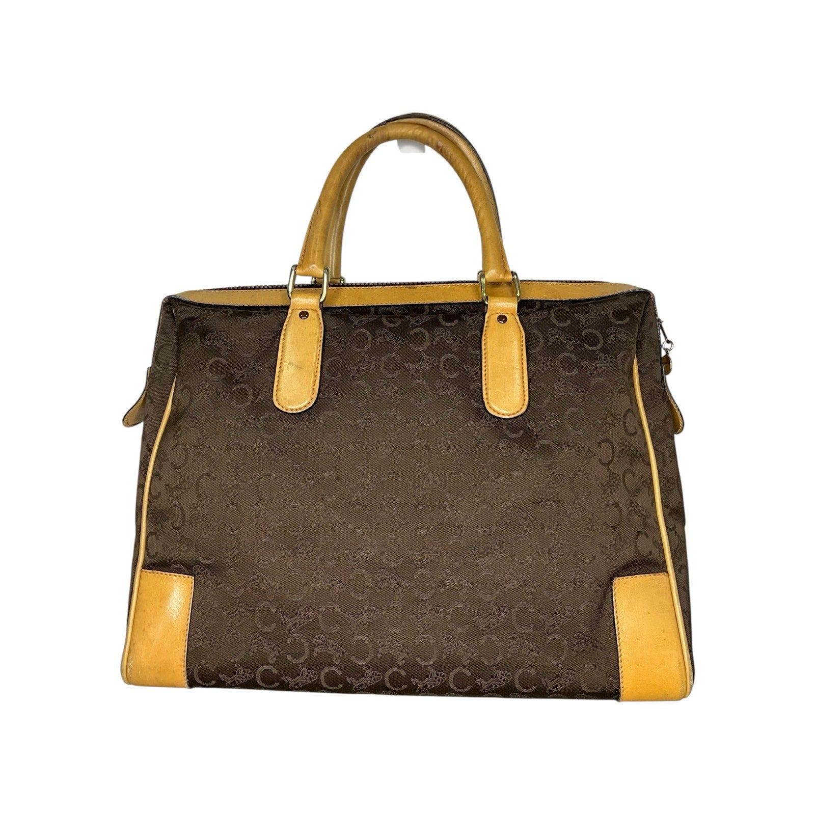 Authentic Celine Boston Bag - Brown
